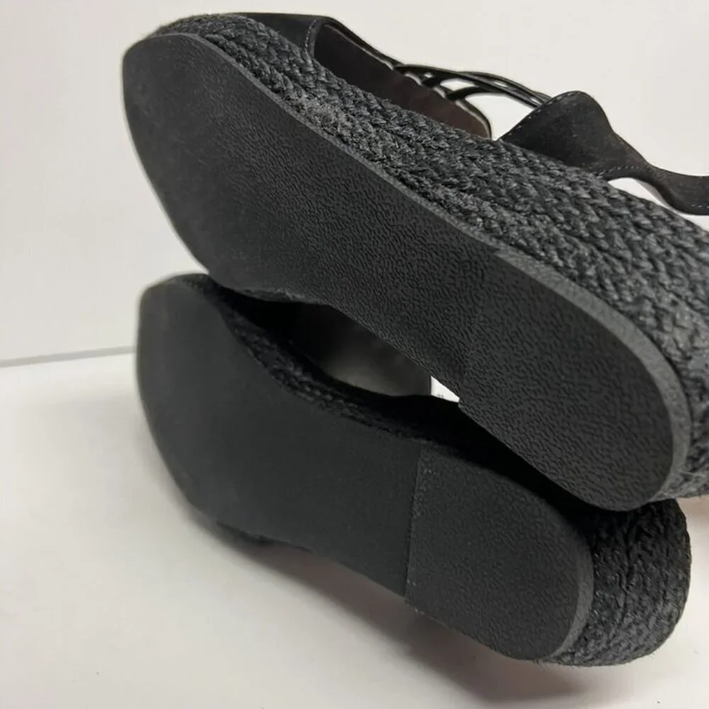 David Tate Women's Nelly Slingback Flat Black, Size 10 M
